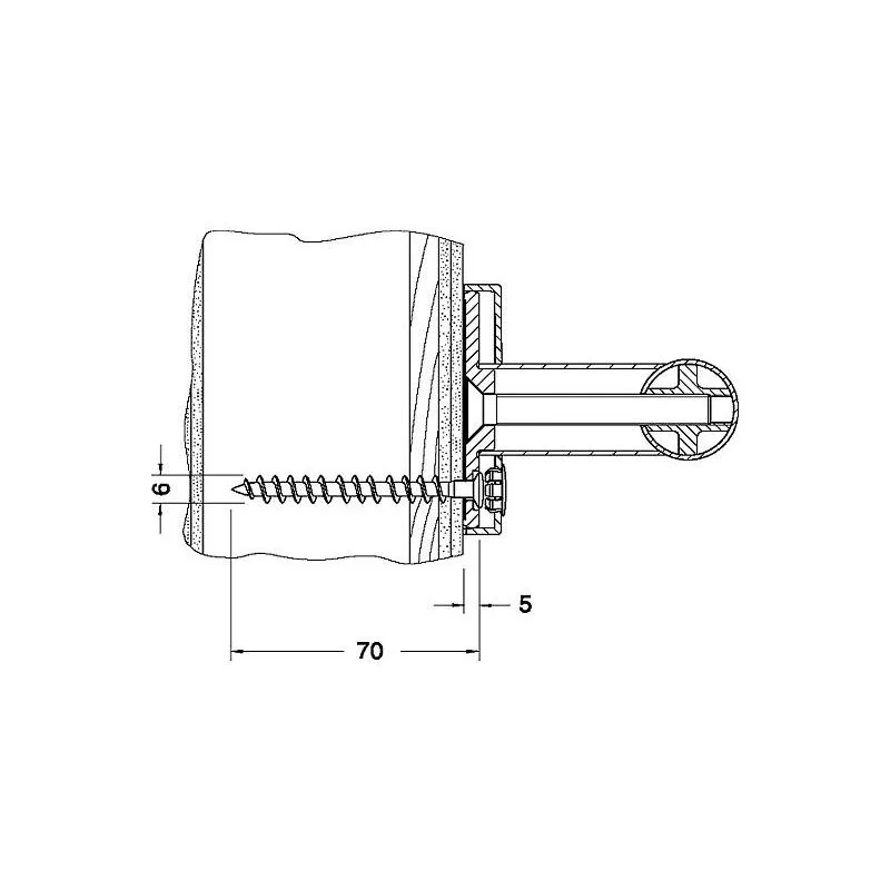 Set di montaggio cura del piano 4 34990000200 - Keuco