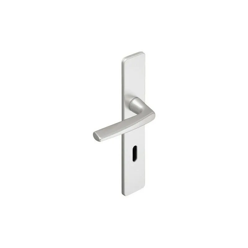 Bezault Sas - Set per porte Riviera bezault Interasse 195 mm Argento - Bocca a bastone - 0072713