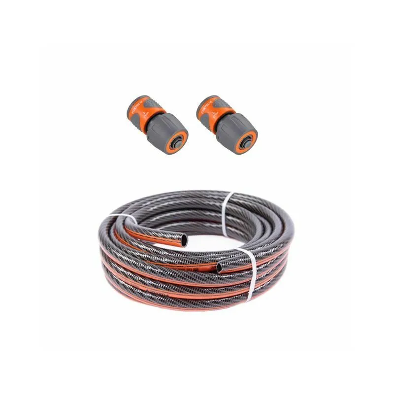 Set di tubi da giardino Fuxtec 50m) FX-WW-SET9 con 2 connettori 1/2 pollice