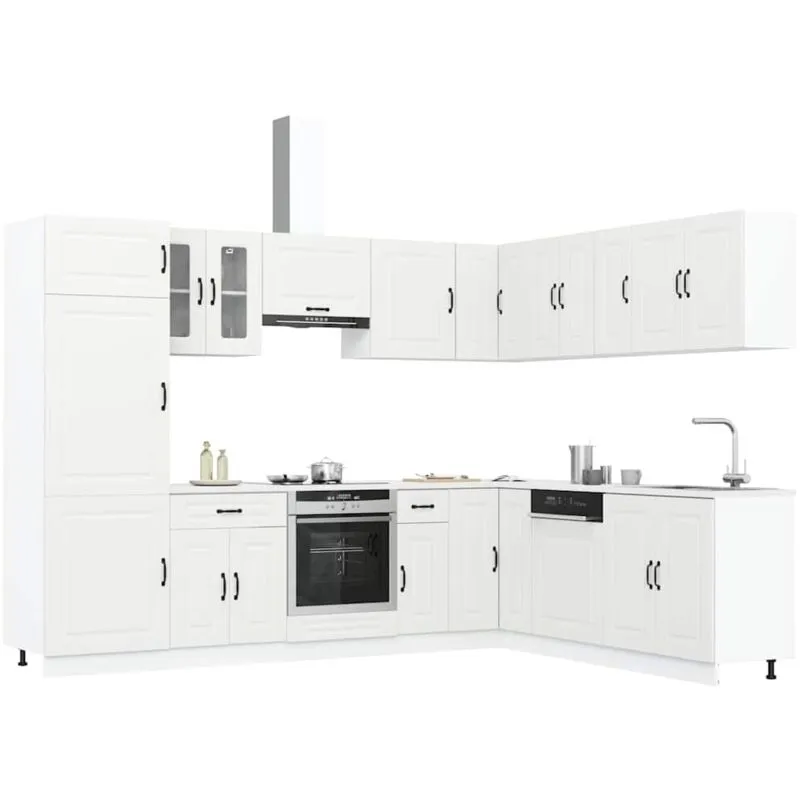 Vidaxl - Set Mobili da Cucina 14 pz Kalmar Bianco Legno Multistrato