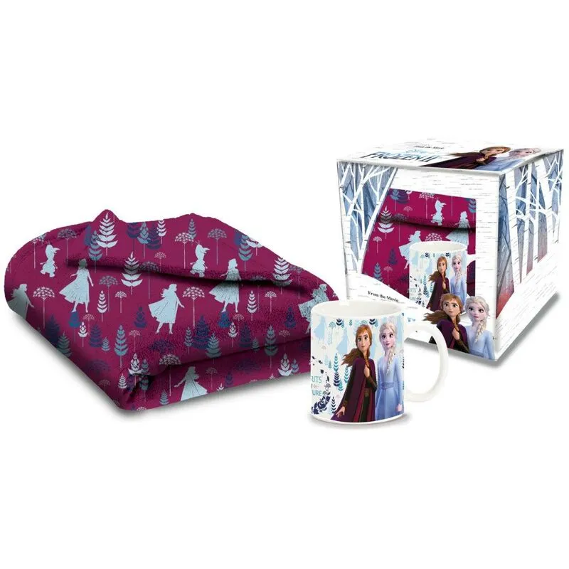 Frozen - Set Regalo Tazza con Plaid 2 - Multicolor