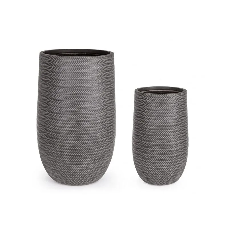 Bizzotto - Set2 P.Vaso Tressage To Alto Antracite