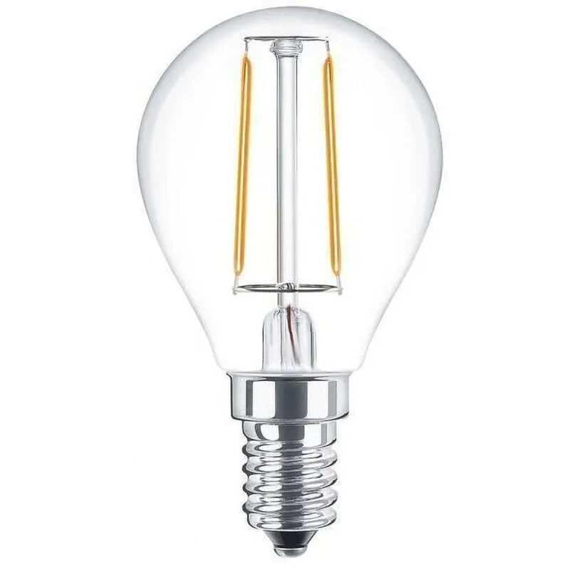 Nova Line - Lampadina Led a Filamento E14 G45 a sfera 2W Bianco caldo 2700K Novaline