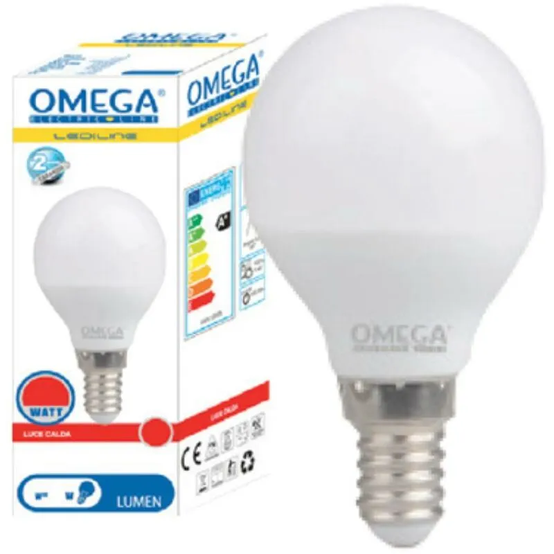  - sfera led G45 6W 3000K 540LM E14 a+