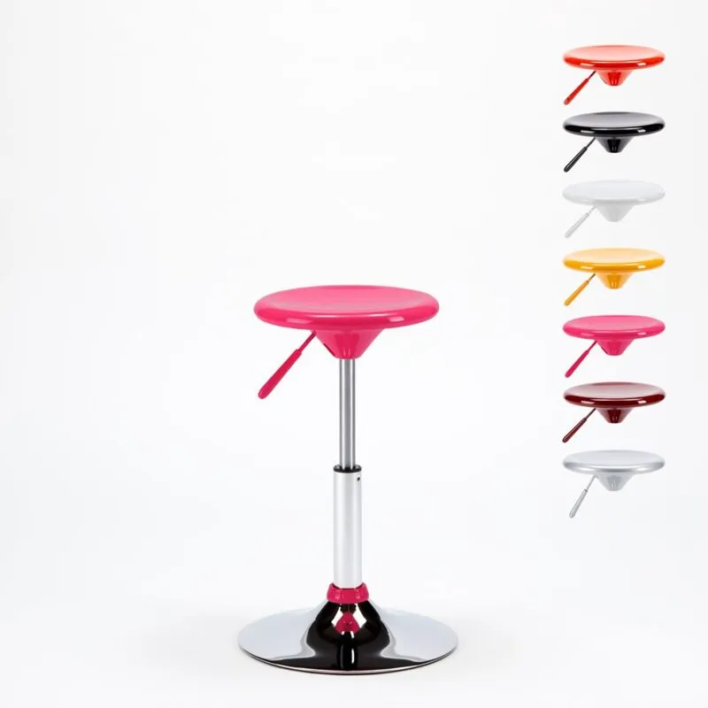 Superstool - Sgabello per Bambini ad altezza regolabile Seattle Design Colore: Rosa