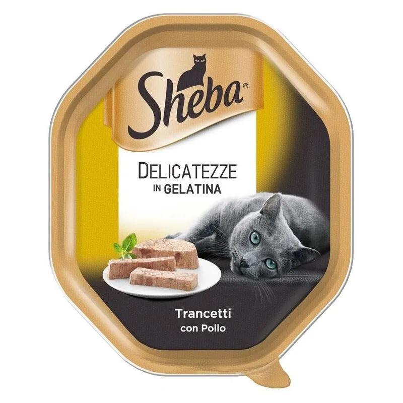 Delicatezze in gelatina con trancetti di pollo 85GR okx - 