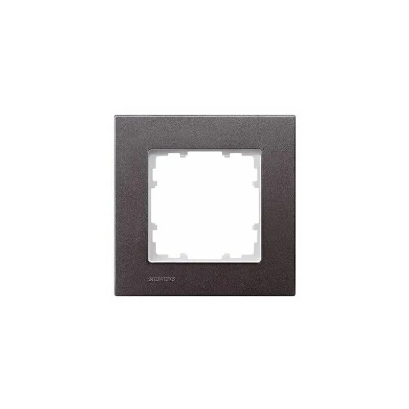  - Telaio 1 elemento 90x90mm in carbonio metallizzato Siemens Delta miro 5TG11112