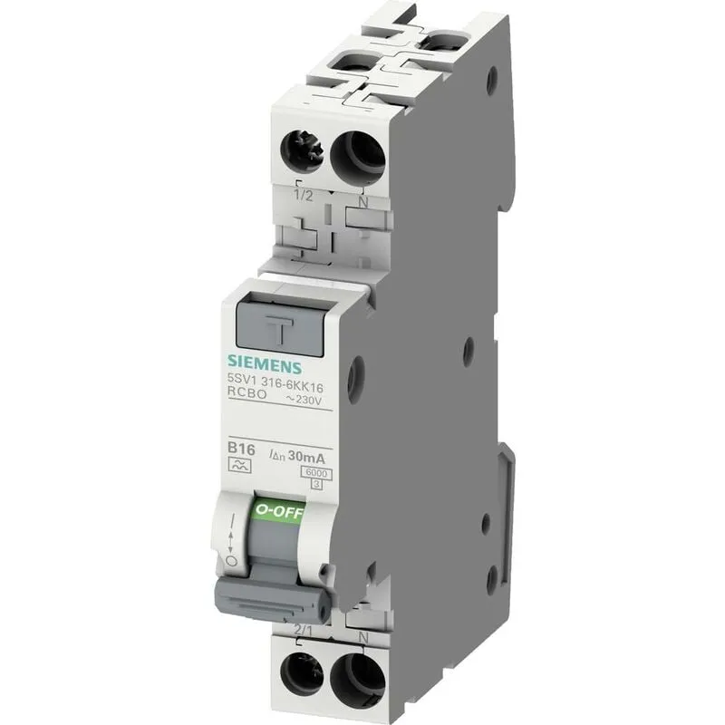 Siemens 5SV13166KK10 Magnetotermico e differenziale 1 polo 10 a 0.03 a 230 v