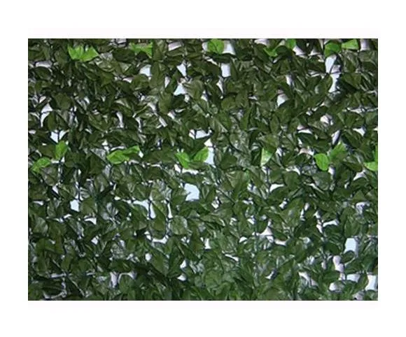 Siepe Verde Artificiale Da Giardino Evergreen Lauro Rotolo 3mt. x H.1mt