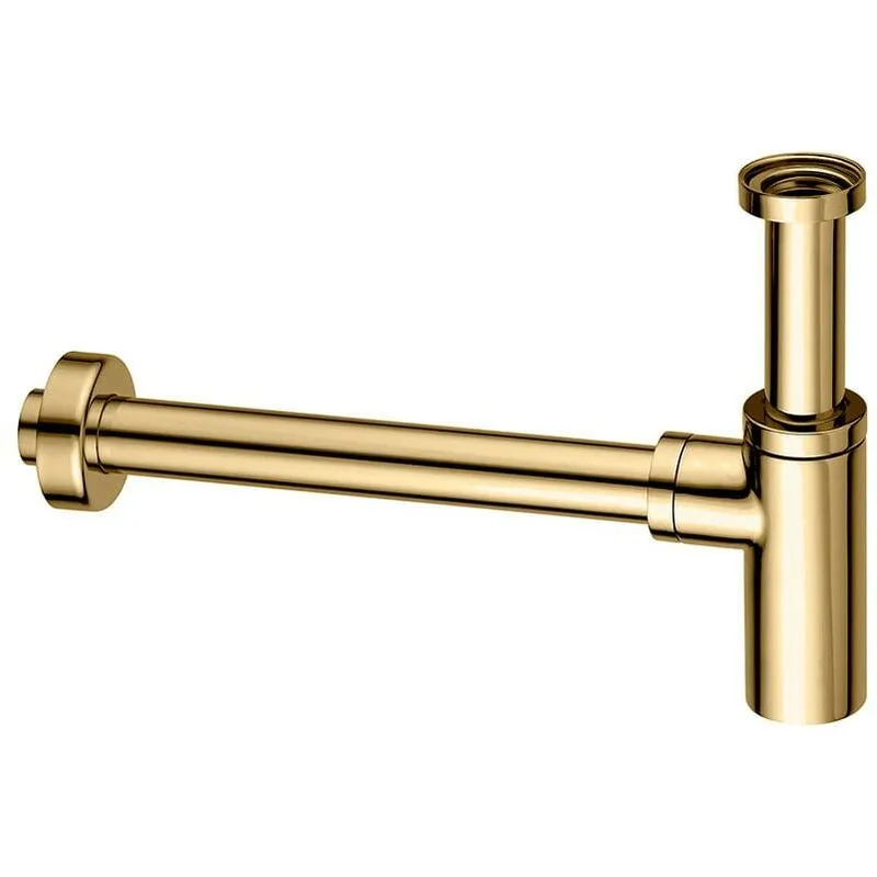 Paffoni - Sifone a bottiglia 1'1/4 colore oro per lavabo ZACC240HG Honey Gold