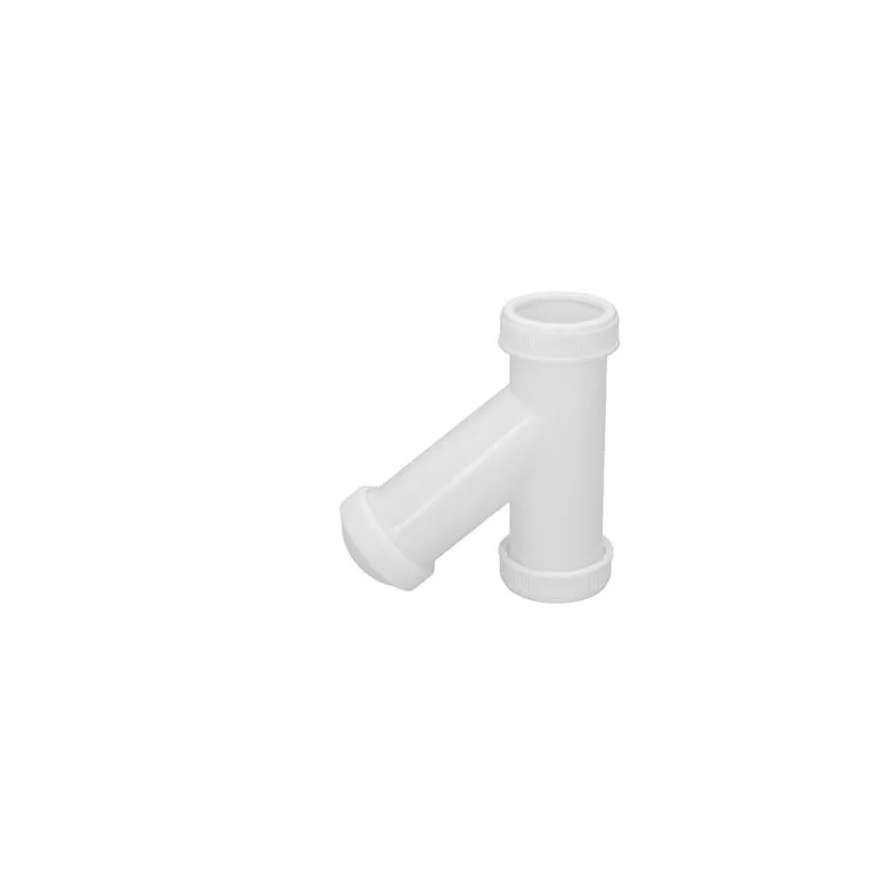 Abrisa - Sifone a y da 1 1/2' con uscita Ø40mm per tubi lisci 40x125x135mm in pvc bianco