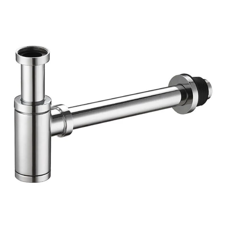 Sifone per lavabo in acciaio inox Sifone per lavabo e lavello Set sifone ad altezza regolabile G1-1-4