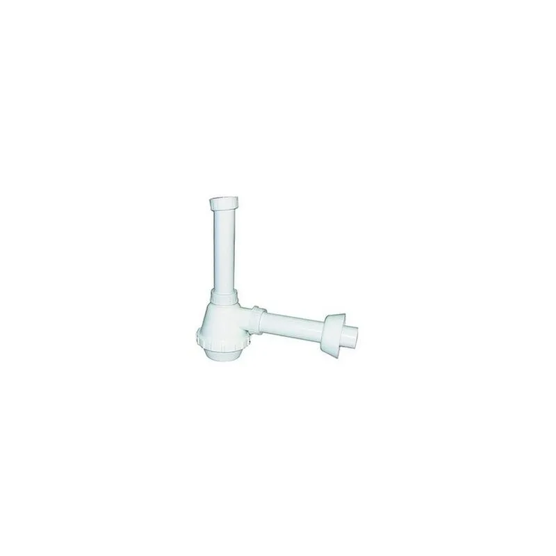 Dianflex - sifone pvc 1 via s / piletta per inox 11/2 Diam. 40 dh