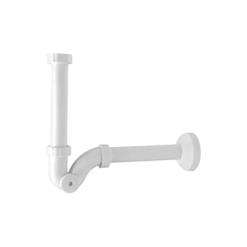 Sifone s in abs bianco per bidet