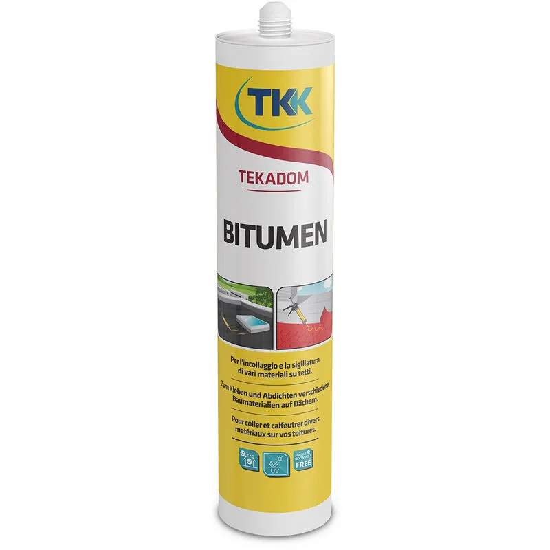 Sigillante coperture tekadom bitumen 300 ml - nero