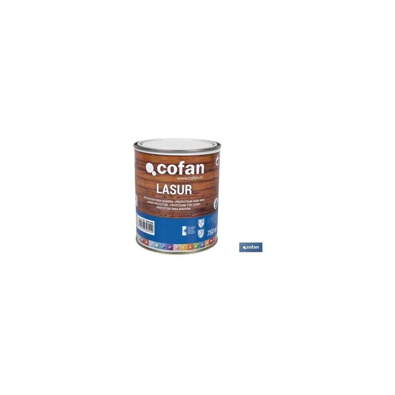 Cofan - Lasur Water Protector per legno opaco incolore 750 ml