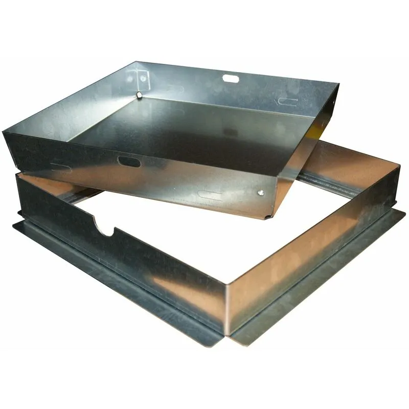 Tecnometal - Sigillo portapavimento con telaio ad t in acciaio zincato misure: 30x30 altezza: 8 cm