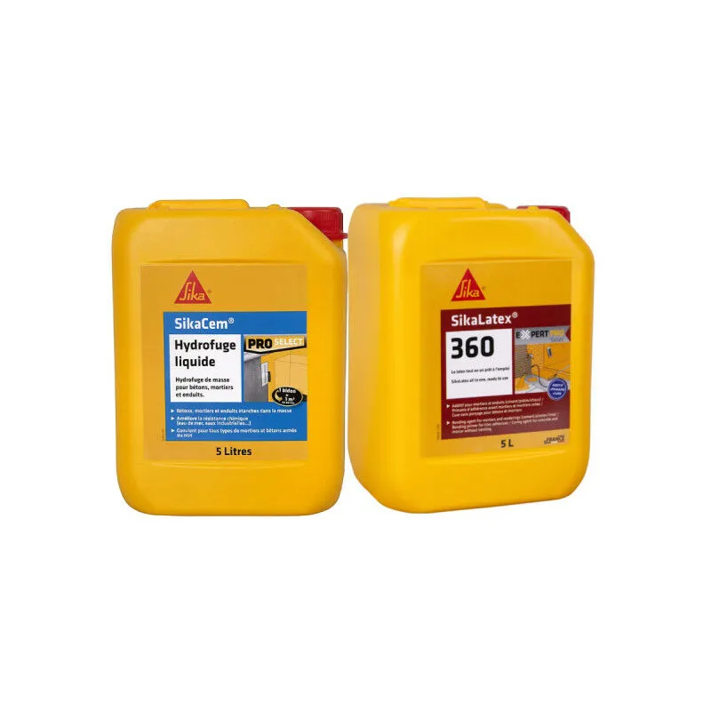 Sika - Masonry Pack Cem Liquid Water Repellent 5L Latex 360 Bonding Resin - 5L