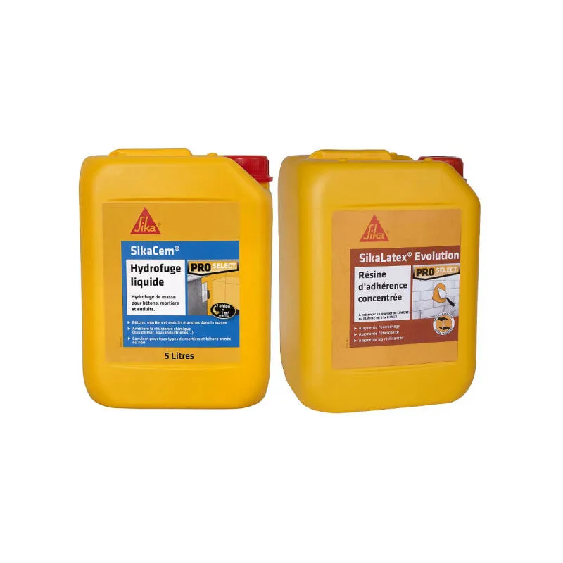 Sika - Masonry Pack Cem Liquid Water Repellent 5L Latex evolution Bonding Resin 5L