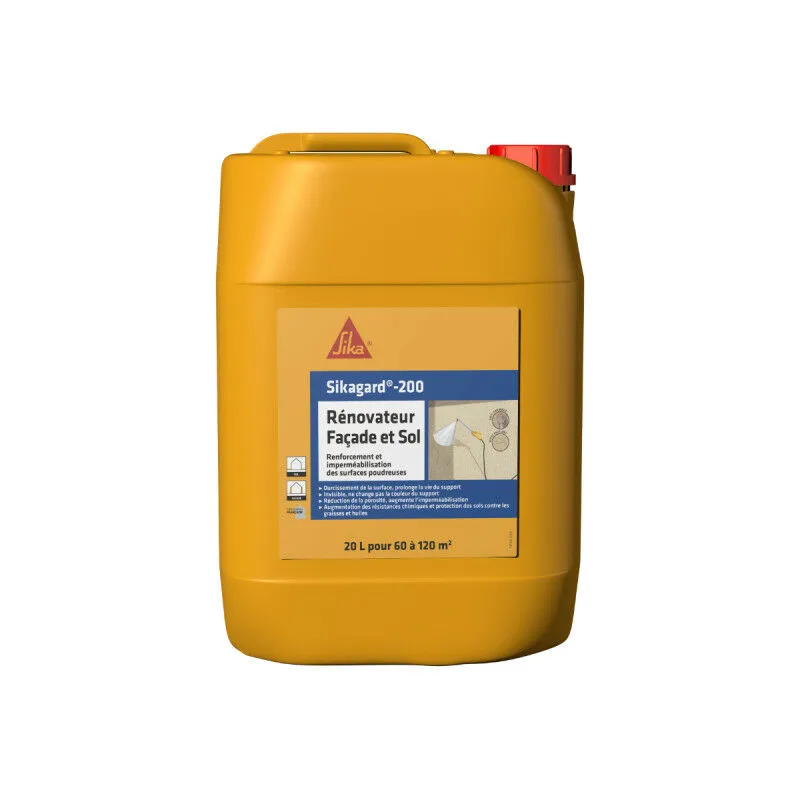 Sika - gard-200 Ristrutturatore di pavimenti e facciate - 20L - Incolore