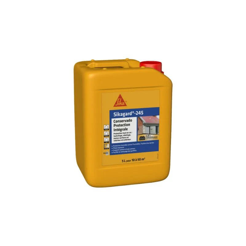 Sika - gard-245 Conservado Protection Intégrale Idrorepellente - 5L - Incolore