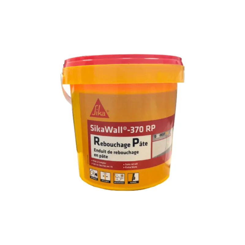 Sika - Wall-370 rp Pasta riempitiva per pareti e soffitti - 1,5Kg - Blanc