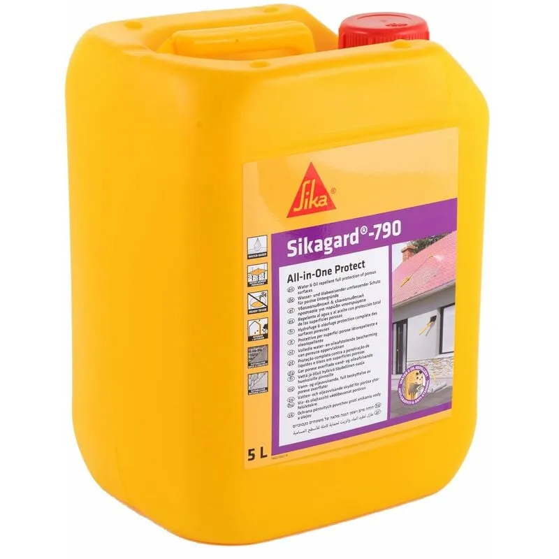 Sika - GARD-790 all-in-one protect - impregnante protettivo 5LT per i substrati minerali porosi contro penetrazione liquidi