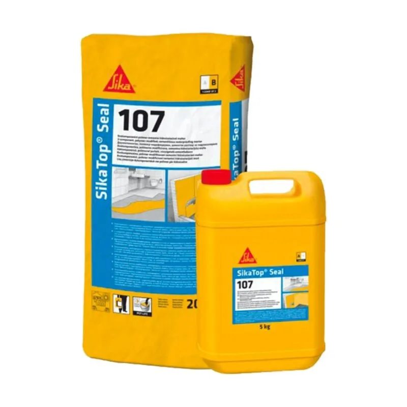 Malta cementizia elastica Sika TopSeal-107W(A+B) bianco 31,25 kg