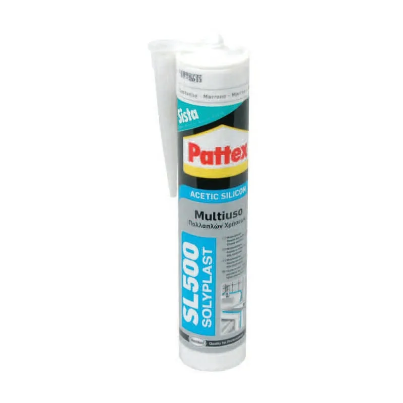 Henkel - Pattex silicone sista sl-500 acetico colorato - ml.300 avorio