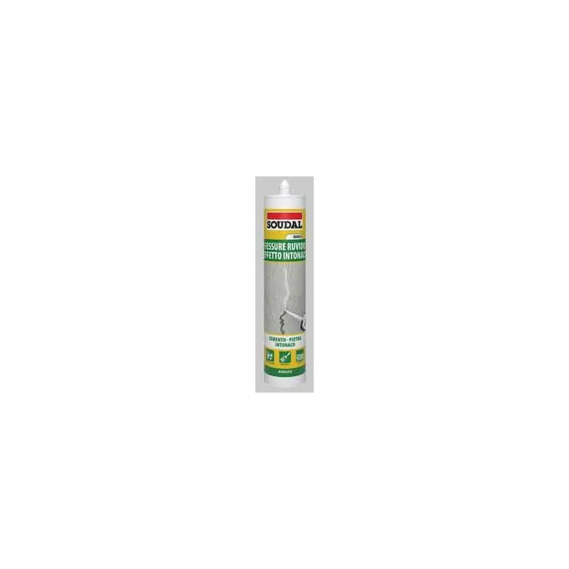 Silicone acrilico effetto intonaco soudal ml 300 - Bianco Ruvido