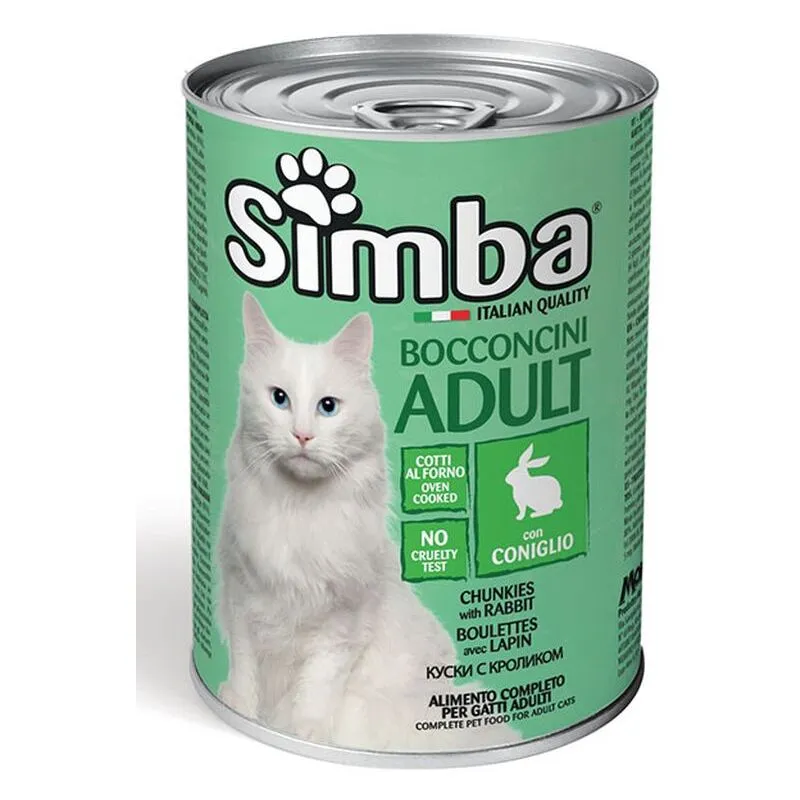 Monge - Simba Gatto Adult Lattina 415gr Coniglio