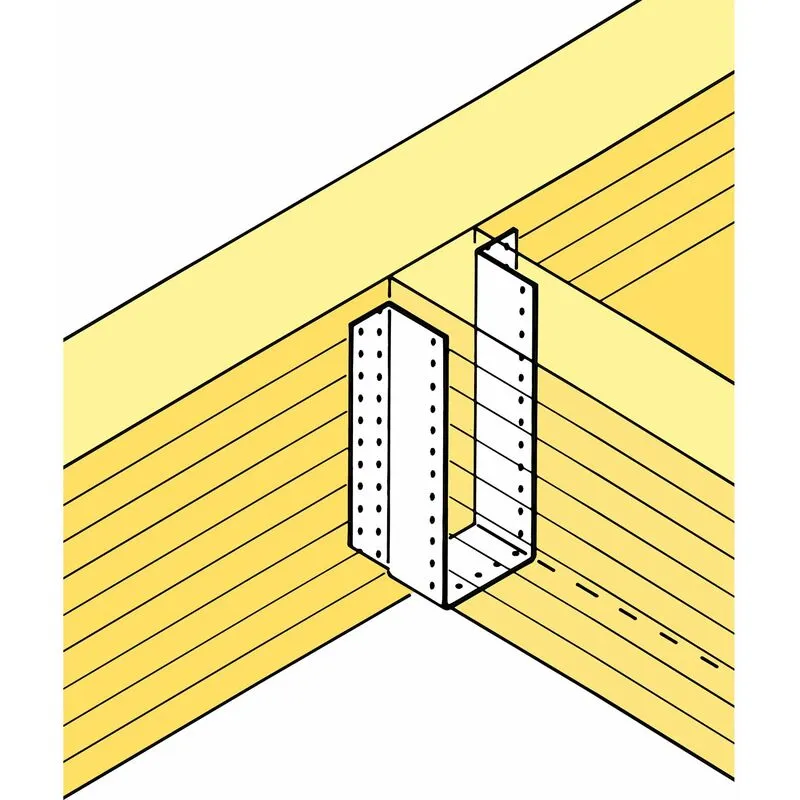 Simpson bsd160/160 barra Scarpa bsd 160 X 160 travetto gancio zincato a caldo con l' approvazione