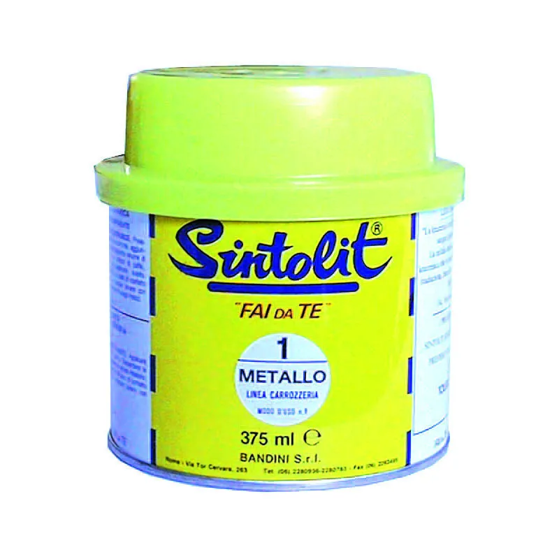 Sintolit fai da te stucco per metallo in barattolo ml.375 - ml.375 grigio