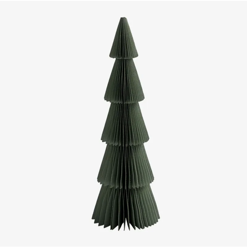 Albero di Natale di carta Jesper Baia verde ↑29,5 cm - Baia verde ↑29,5 cm - Sklum