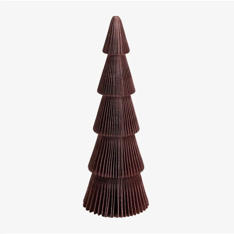 Sklum - Albero di Natale di carta Jesper Cedro rosso ↑22.5 cm