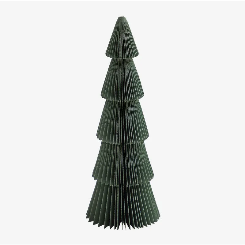 Albero di Natale di carta Jesper Baia verde ↑22.5 cm - Baia verde ↑22.5 cm - Sklum