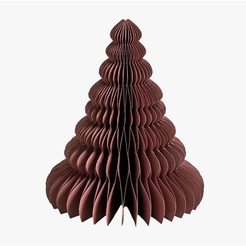  Albero di Natale di carta Noelle Cedro rosso ↑15 cm