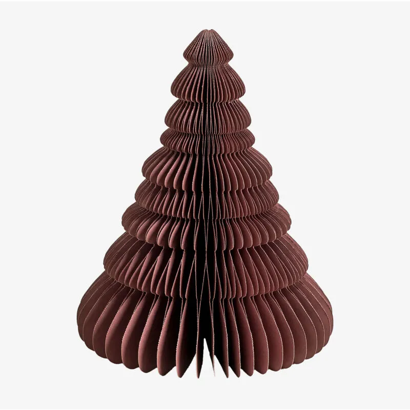 Albero di Natale di carta Noelle Cedro rosso ↑24 cm - Cedro rosso ↑24 cm - Sklum