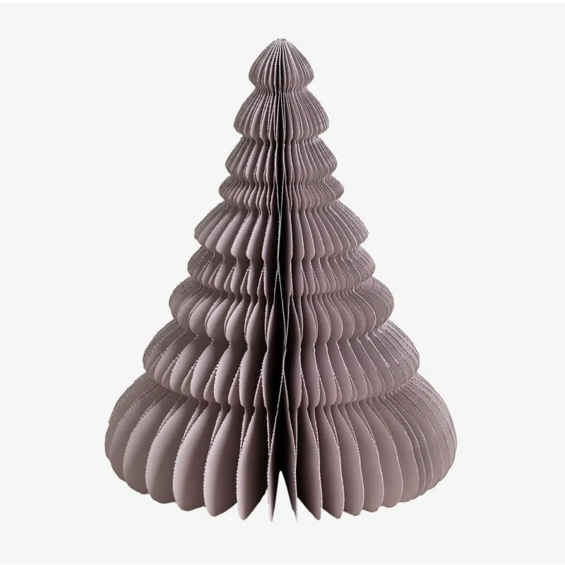  Albero di Natale di carta Noelle Violetta Lavanda ↑24 cm