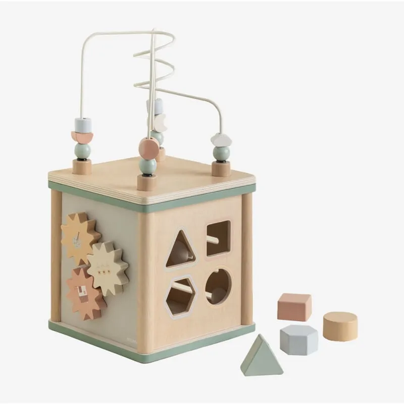 Cubo attività in legno per bambini Ardisa Sklum