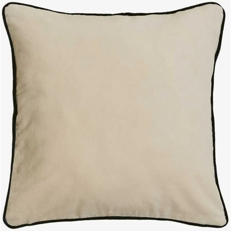 Sklum - Cuscino quadrato in cotone (45x45 cm) Tiaine Tapioca Beige