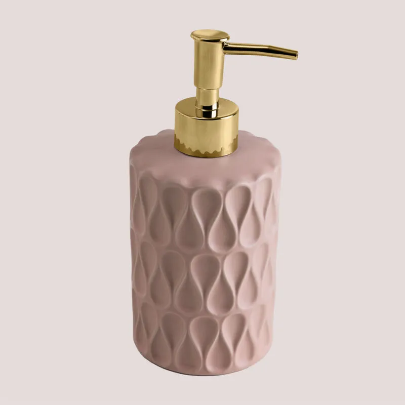  Dispenser di sapone in ceramica Marvin Rosa Nocciola