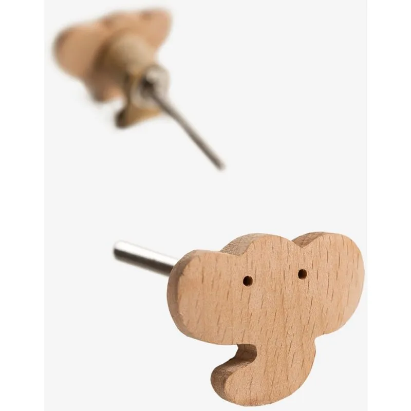 Sklum - Set di 2 pomelli Zoo Kids Elefante