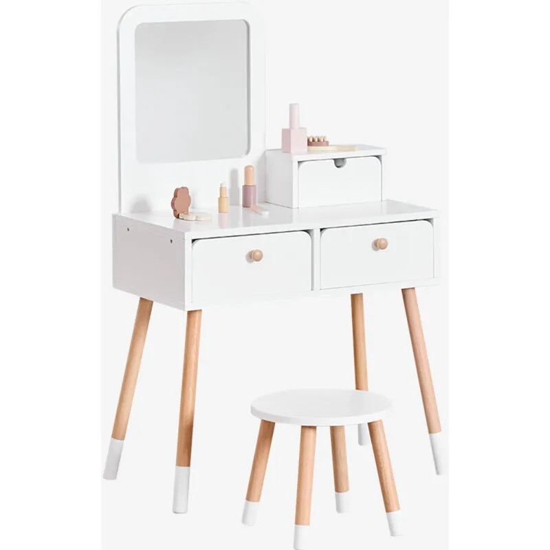 Toletta in legno Donie Kids Bianco - Sklum