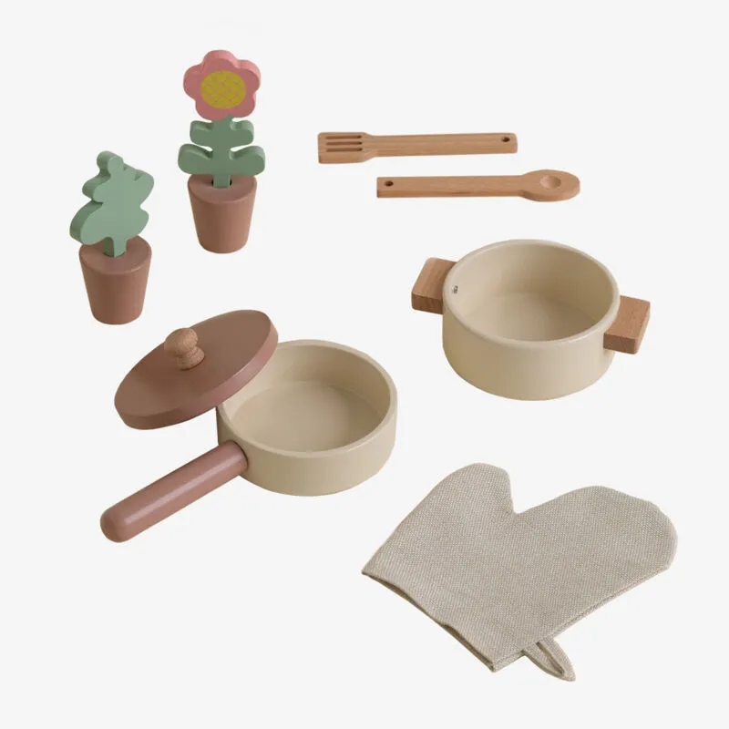 Utensili da cucina in legno Drisy Kids Sklum