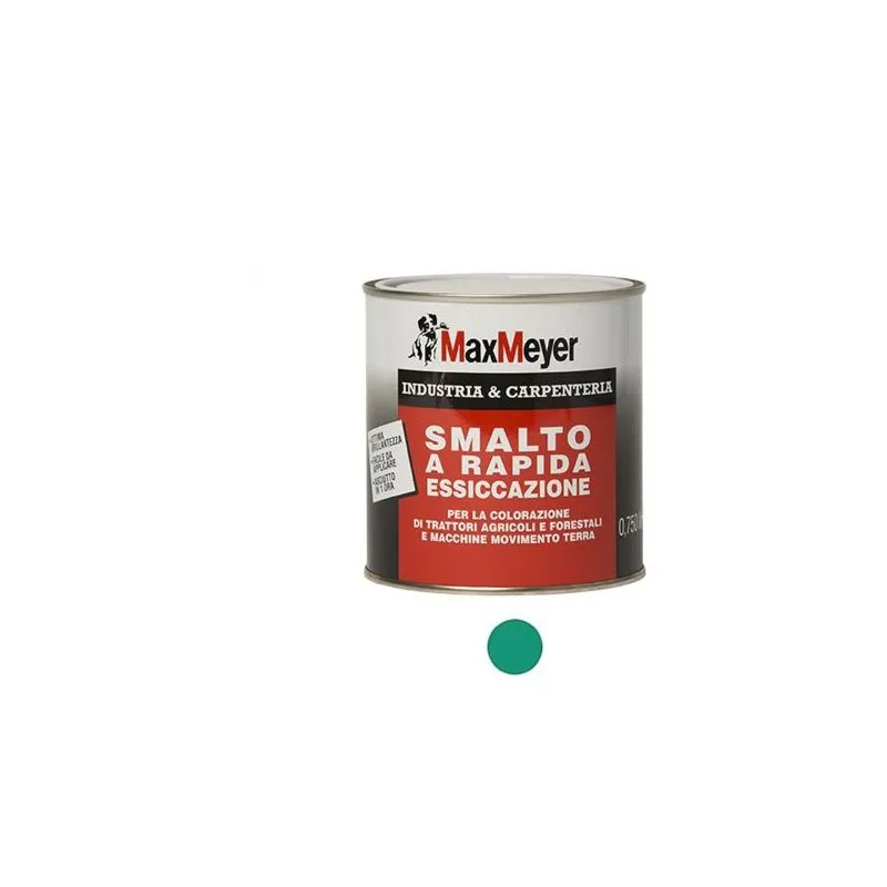 SMALTO RAPIDA ESSICCAZIONE  LT. 0,75 Verde Smeraldo - Verde Smeraldo