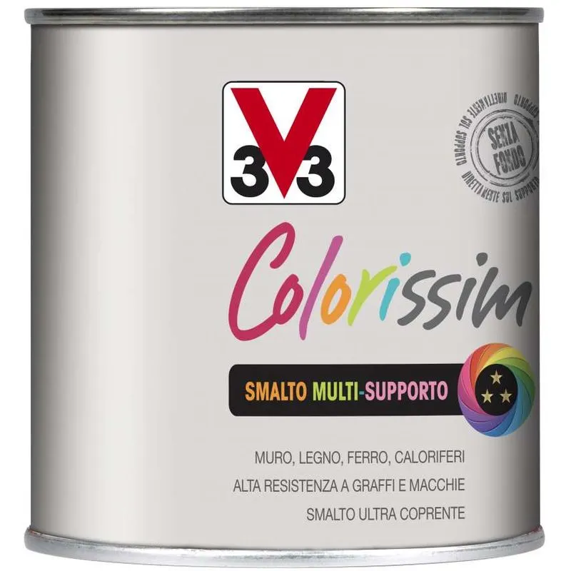 Smalto Multisupporto Colorissim Grigio Sasso 0,5 lt