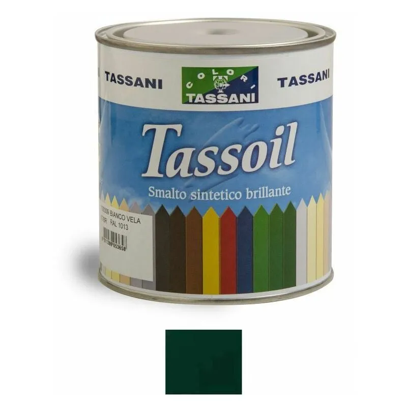 Tassoil Smalto Sintetico Brillante 750 ml Verde Imperiale