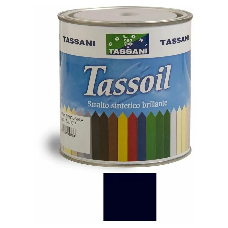 Tassani - Tassoil Smalto Sintetico Brillante 750 ml Bleu