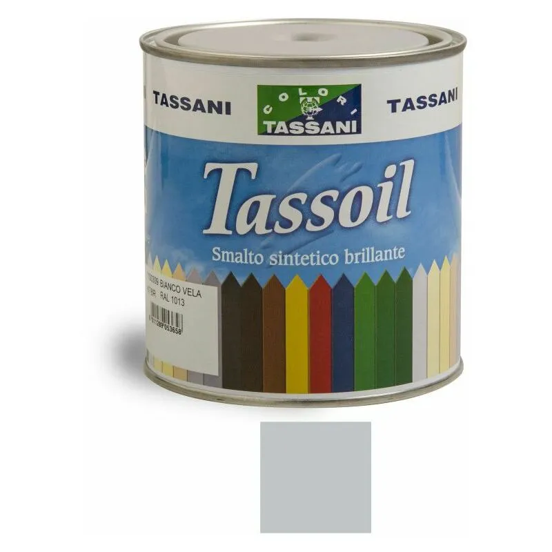 Tassoil Smalto Sintetico Brillante 750 ml Grigio Perla